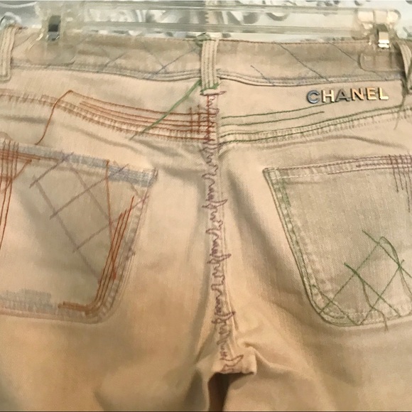 CHANEL Embroidery Logo Jeans - Picture 11 of 13
